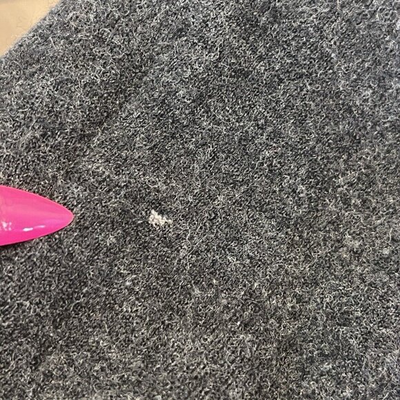 Eileen Fisher Gray Open Front Cardgian Size S Small Wool Cashmere - Picture 8 of 9